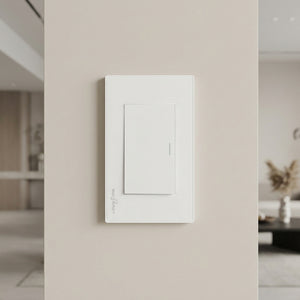 Placa Armada Con 1 Apagador Sencillo De 3 Modulos Blanco WANERGY Ferreabasto