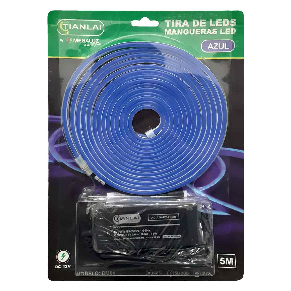 Rollo Tira Led 5M Luz Azul 40W Tianlai TIANLAI Ferreabasto