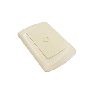 Placa Abs Color Marfil Tipo Venecia Ciega