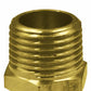 Niple Terminal Conexion De Laton Para Gas 3/8" X 1/2" CNX Ferreabasto