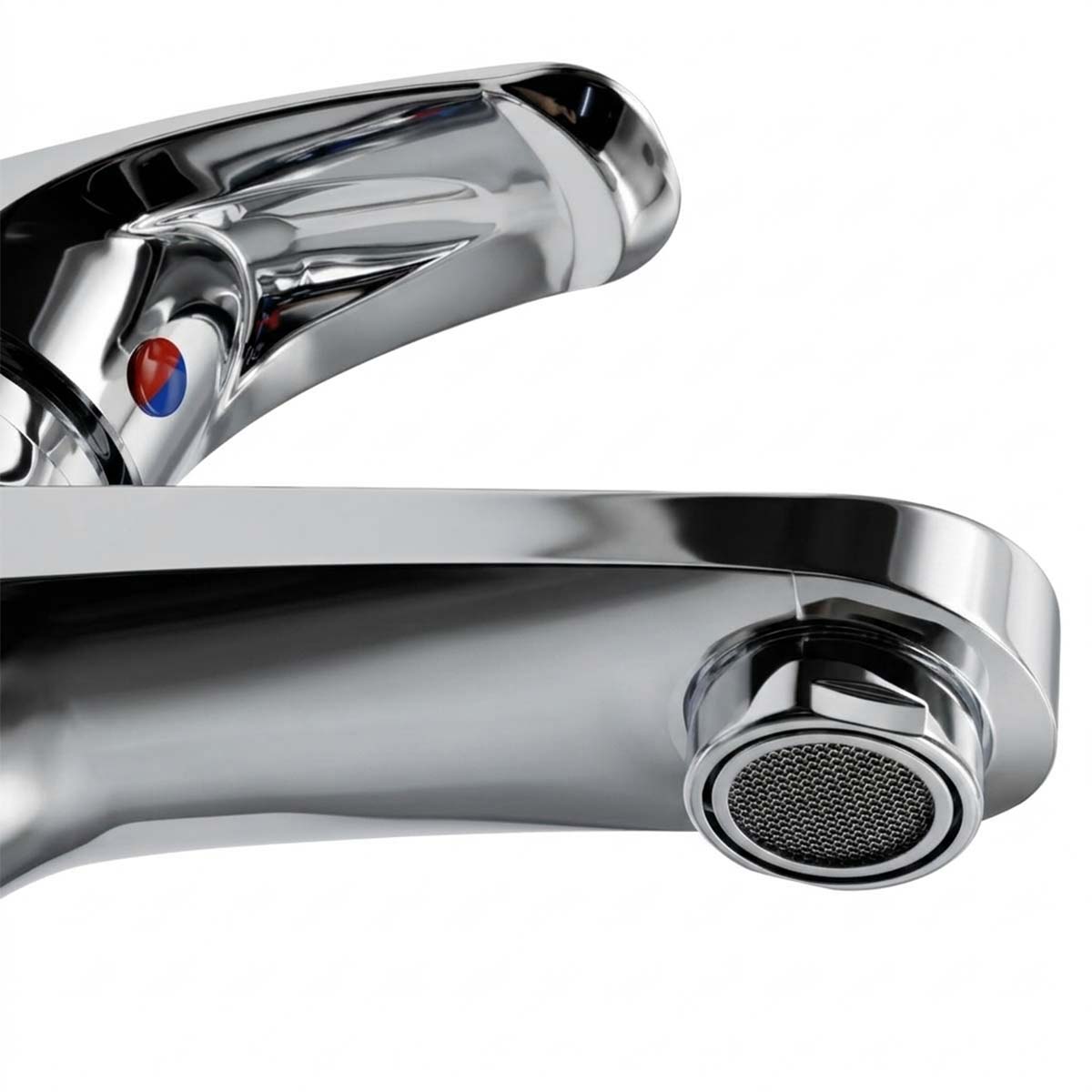 Mezcladora Monomando ABS Lavabo Cromo Fontanery