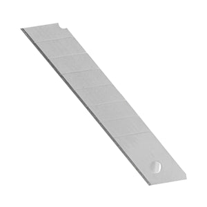 Repuesto Para Cutter Navaja De 1 Filo 18mm Acero Inox 10 Pzs