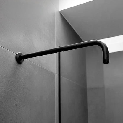 Brazo Para Regadera 60CMS Con Chapeton Acero Inoxidable Roalflux