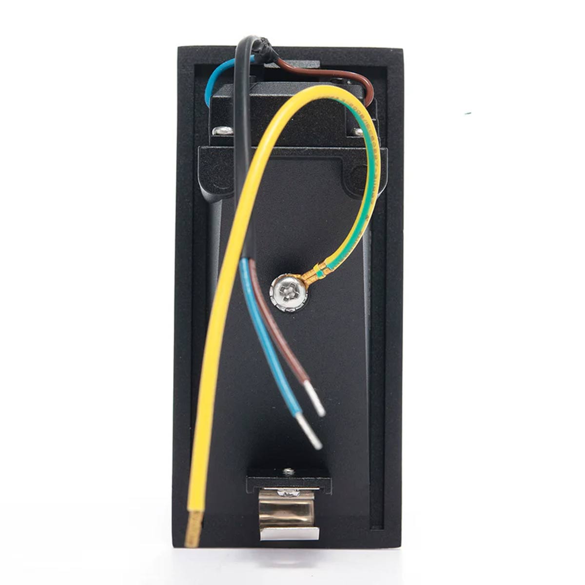 Luminario Led Empotrable Negro Alba RV Exterior 3W Luz Calida