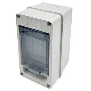 Caja Sobreponer Riel Policarbonato 2-3 Ventanas 240V 100A 60Hz