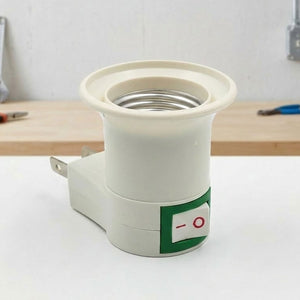 Socket Portalampara Enchufe Con Interruptor Y Clavija E27