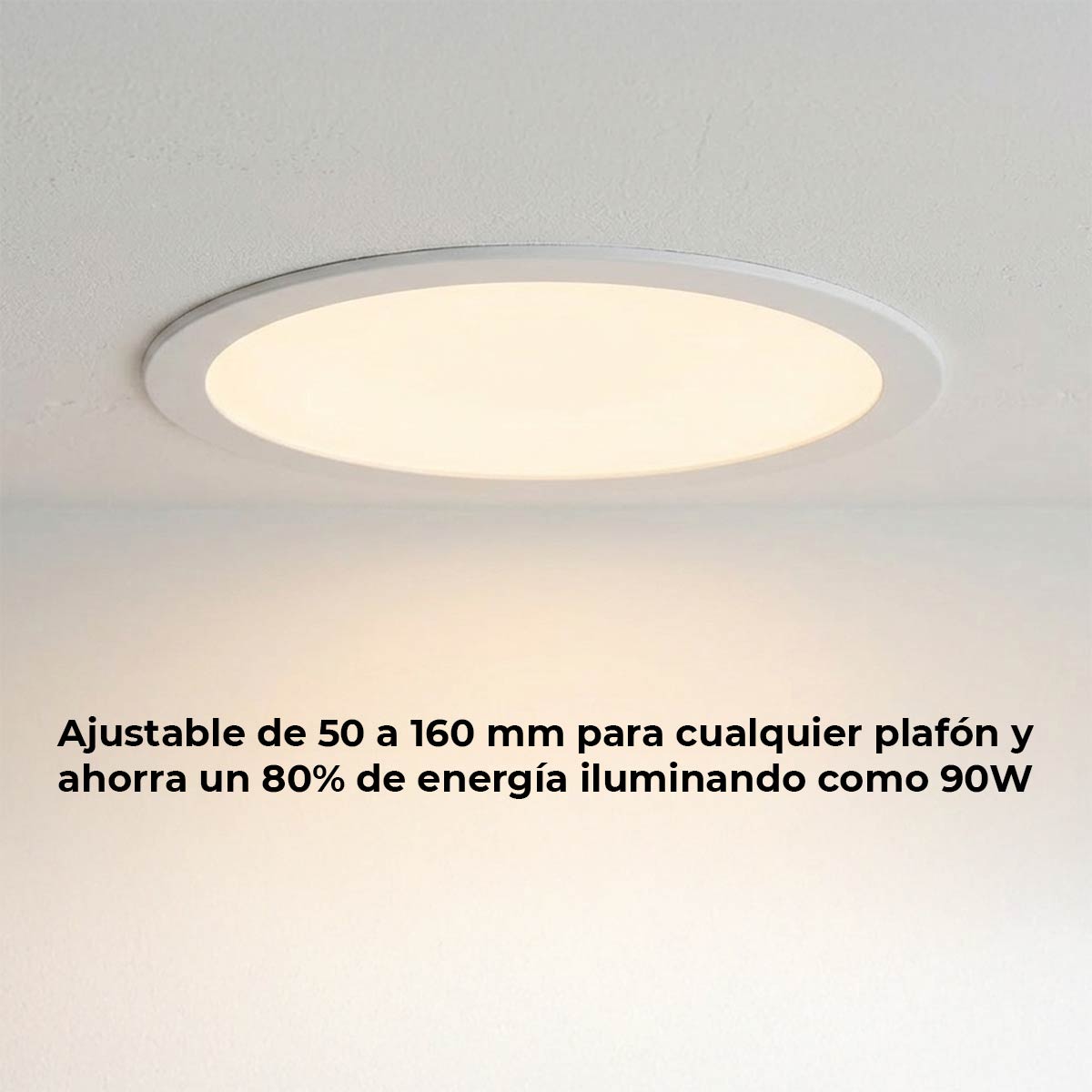 Lampara Luminario Led Circular Empotrable 18W Luz Fria