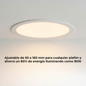 Lampara Luminario Led Circular Empotrable 18W Luz Fria