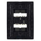 Placa Armada Cristal Con 1 Apagador Sencillo de 3 Modulos Negro Igoto IGOTO Ferreabasto