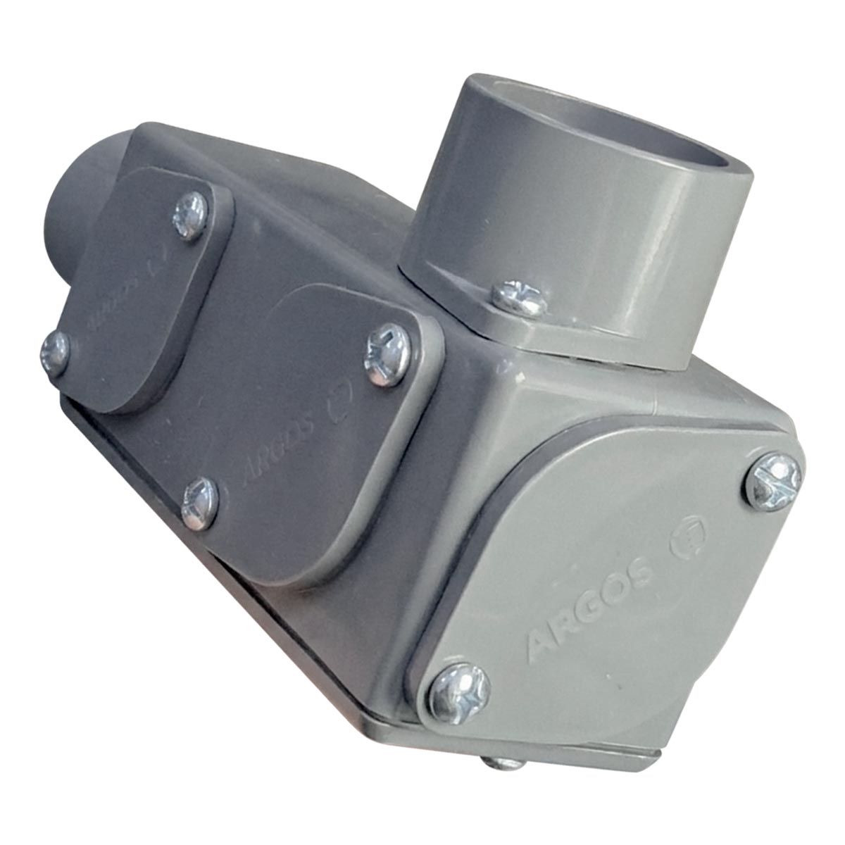 Condulet Multiforma No Metalico 1 Pulgada Gris Argos