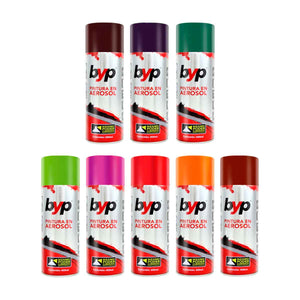 Pintura En Aerosol 400ML En Esmalte  BYP Varios Colores BYP Ferreabasto
