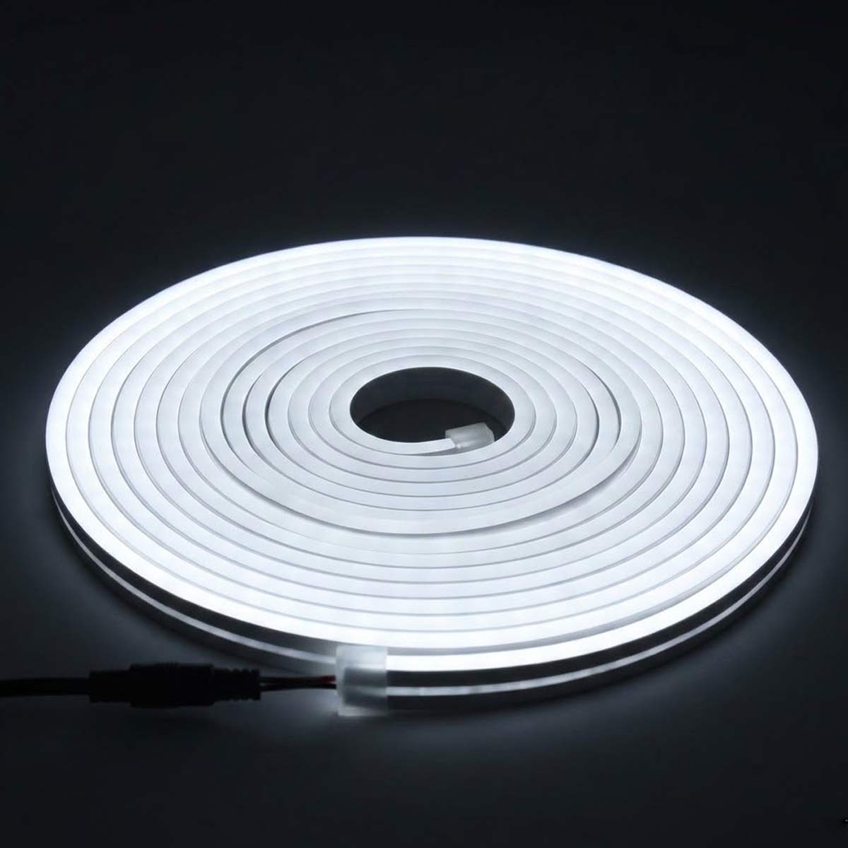 Tira Led Neon Flexible 5M Sumergible Sin Fuente Blanco