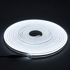 Tira Led Neon Flexible 5M Sumergible Sin Fuente Blanco