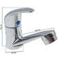 Mezcladora Monomando ABS Para Lavabo Acabado Cromo Roalflux