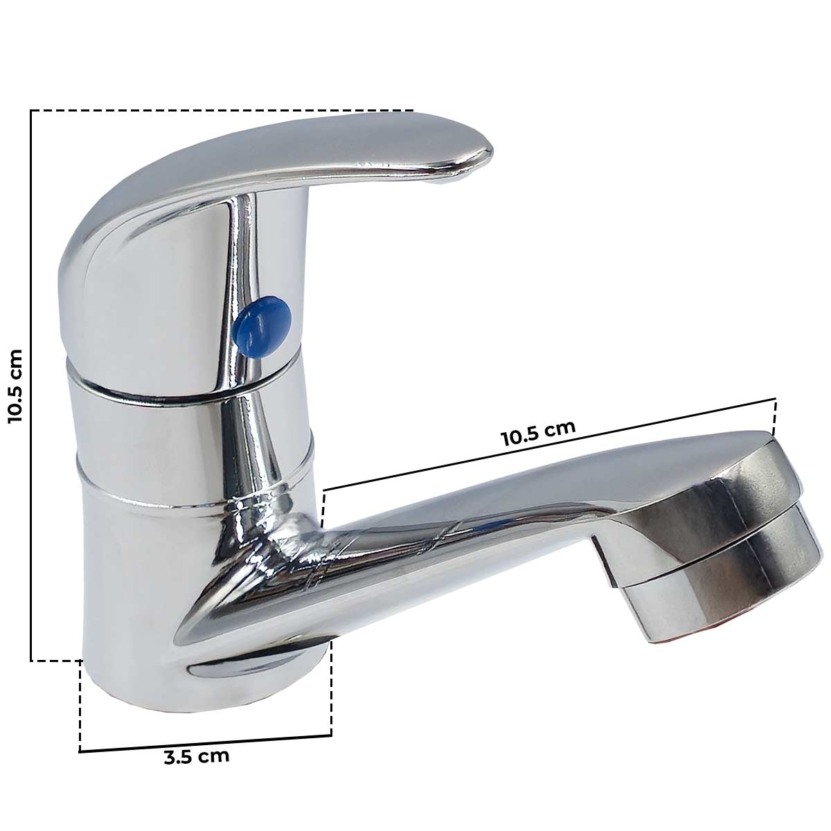 Mezcladora Monomando ABS Para Lavabo Acabado Cromo Roalflux