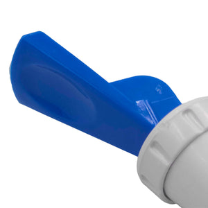 Llave Para Garrafon Palanca C/ Valvula 3/8" Dispensador Azul