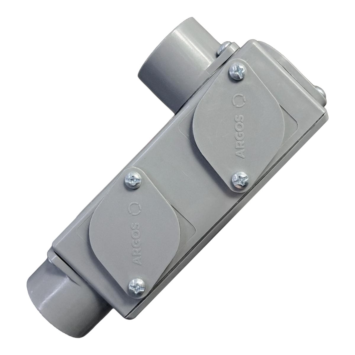 Condulet Multiforma No Metalico 1 Pulgada Gris Argos
