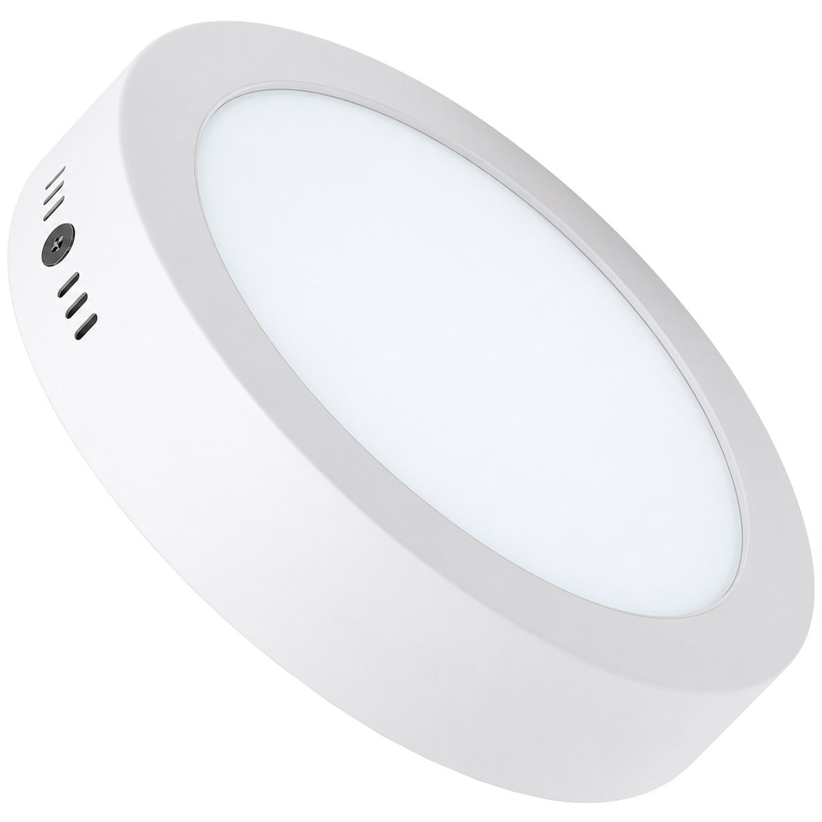 Mini Panel Led Redondo Luminario 12w 8000k Luz De Dia