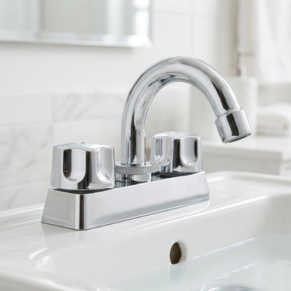 Mezcladora Lavabo 4 Pulgadas Cuerpo Acero Inoxidable 36-ARES Roalflux