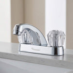 Llave Mezcladora Para Lavabo 4 Pulg Manerales Acrilicos