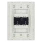 Placa Armada Cristal Con 1 Apagador Escalera De 3 Modulos Blanco Igoto IGOTO Ferreabasto