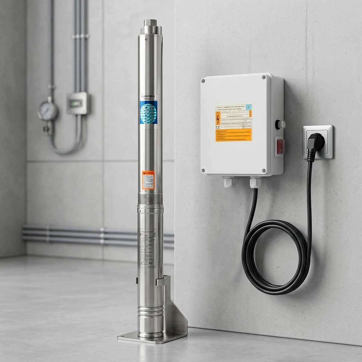 Bomba Sumergible Monofásica YY7903 3HP 220V Control Bonasa BONASA COMERCIAL Ferreabasto