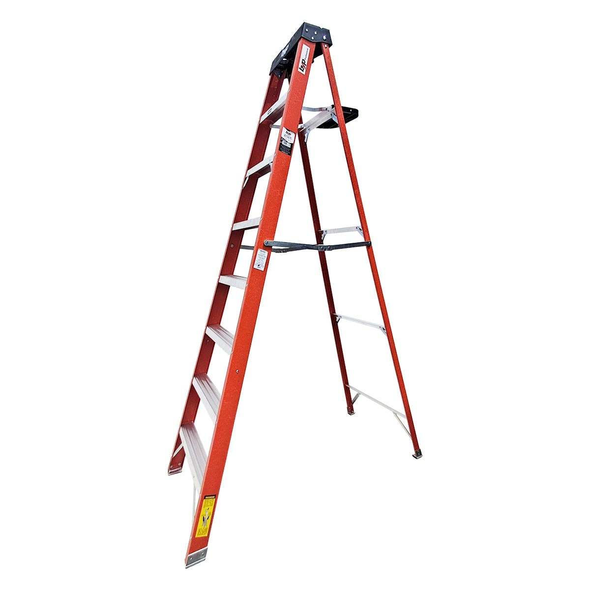 Escalera Tijera De Fibra De Vidrio Tipo II 175 Kg 7 Escalones