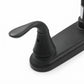 Mezcladora Para Fregadero 8" Cuerpo De Acero Inoxidable Acabado Negro Roalflux