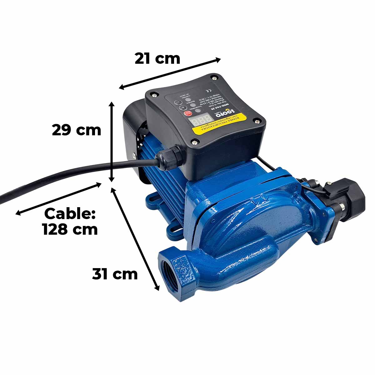 Bomba Presurizador Automatico 1/2Hp 400W 4 Servicios Igoto