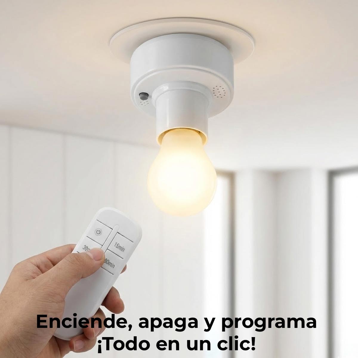 Socket Para Foco Con Control Remoto Inteligente E27