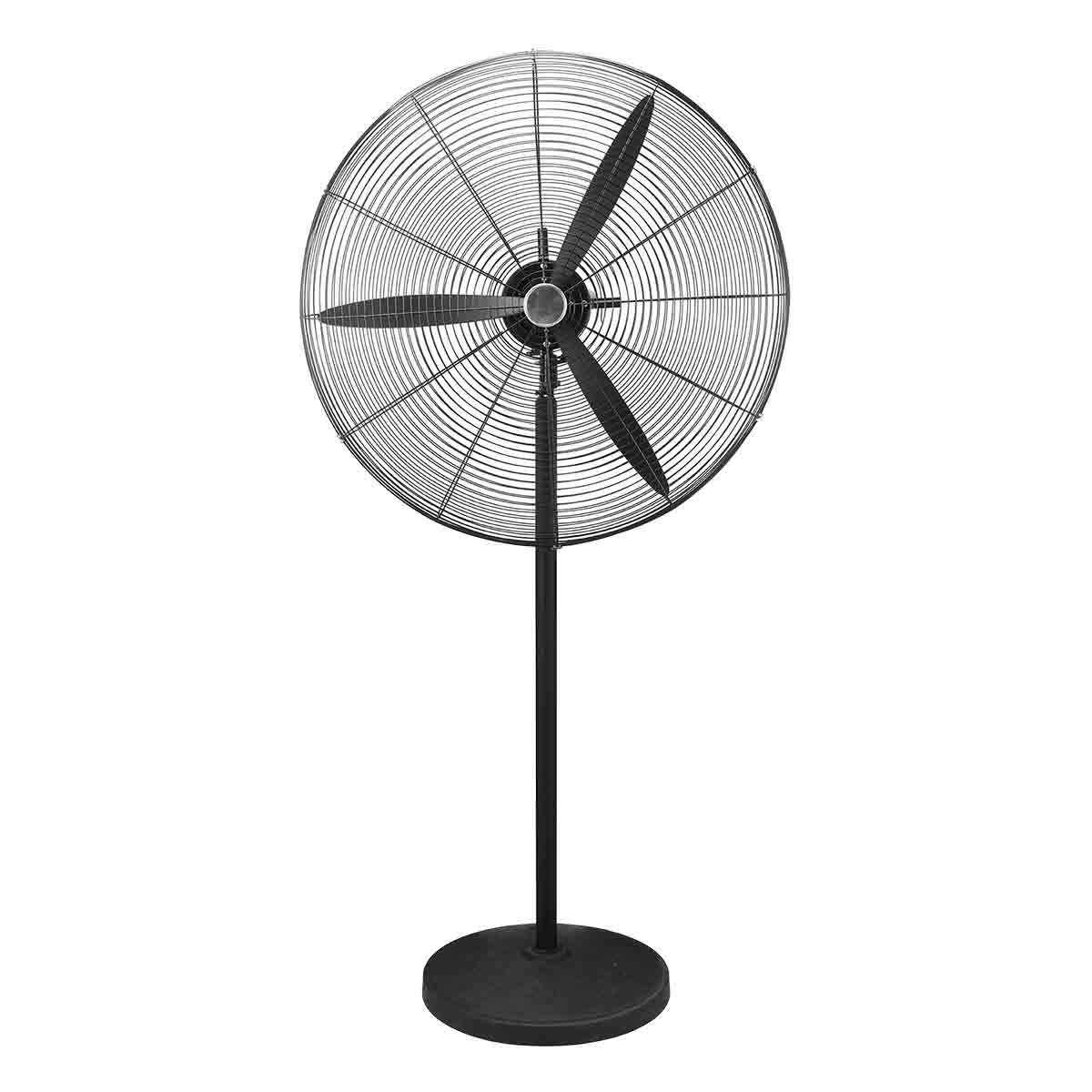Ventilador Pedestal Y Pared Industrial 26 Pulgadas Aspas Metal 3 Vel Benelux