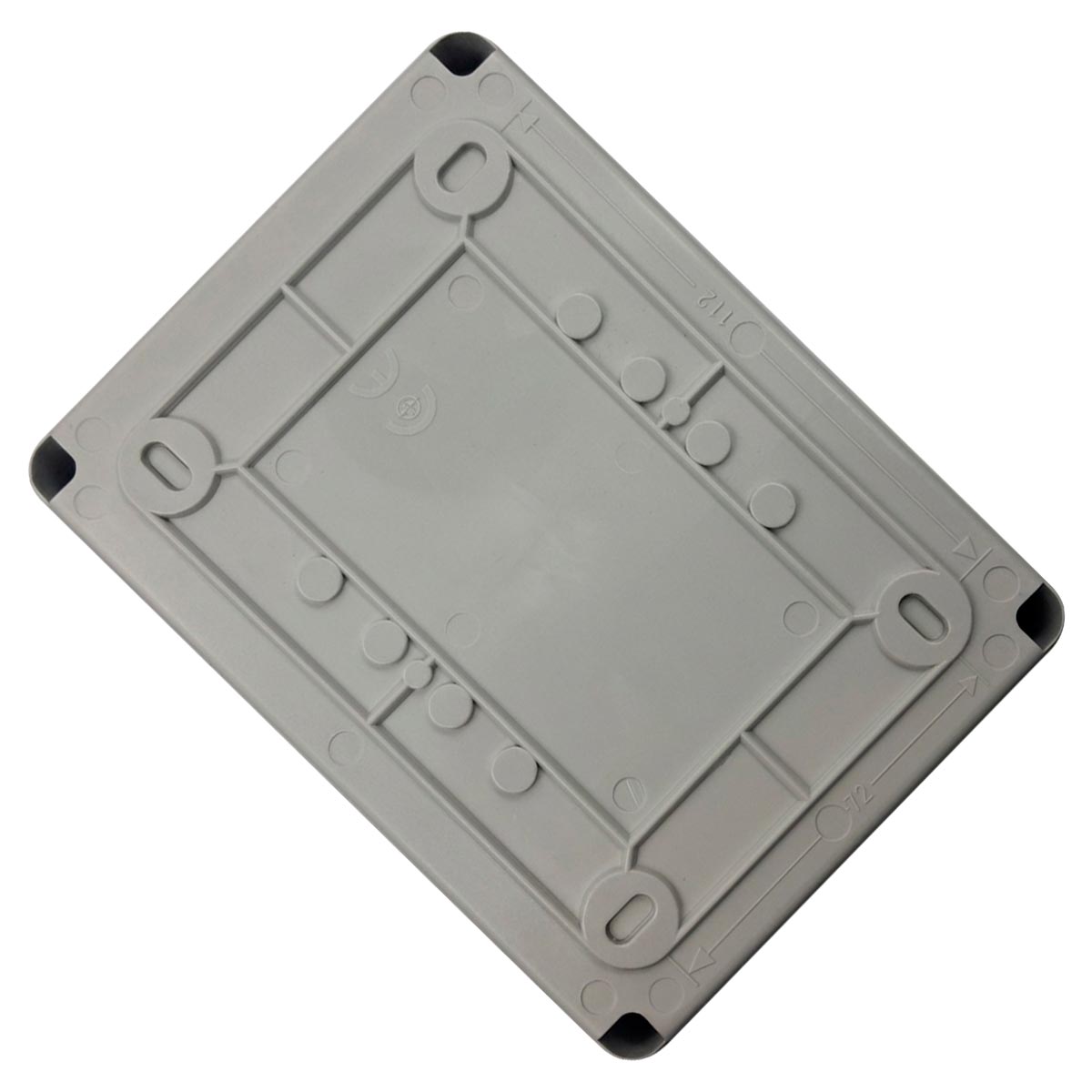 Caja Sobreponer Riel Policarbonato 4-5 Ventanas 240V 100A 60Hz