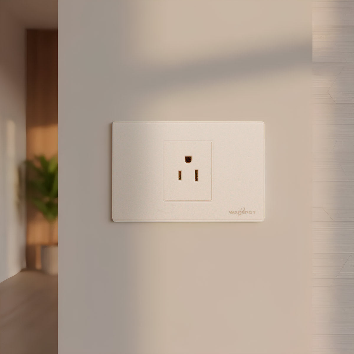 Placa Armada Con 1 Contacto De 1.5 Modulos Blanco WANERGY Ferreabasto