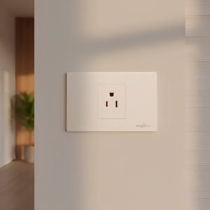 Placa Armada Con 1 Contacto De 1.5 Modulos Blanco WANERGY Ferreabasto