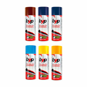 Pintura En Aerosol En Esmalte 400ML  Varios Colores BYP BYP Ferreabasto