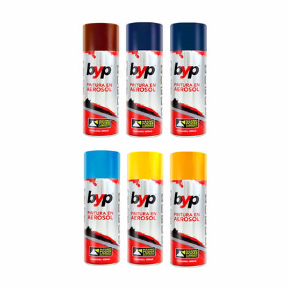 Pintura En Aerosol En Esmalte 400ML  Varios Colores BYP BYP Ferreabasto