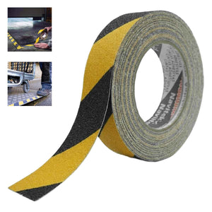 Cinta Antiderrapante Amarillo Negro 25mm x 9m De Seguridad Escalera Pisos Navitek NAVITEK Ferreabasto