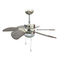 Ventilador De Techo Con Lampara 75cm 50w Chocolate Benelux BENELUX Ferreabasto