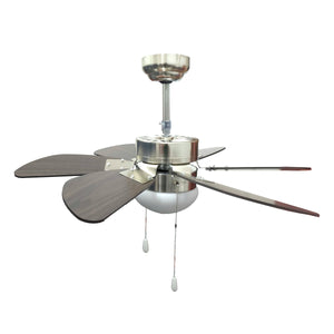 Ventilador De Techo Con Lampara 75cm 50w Chocolate Benelux BENELUX Ferreabasto