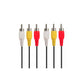 Cable 3 Conectores Rca Macho/macho 1.8 Metros