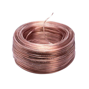 Cable Duplex Audio Cal 22 Transparente 100M 100% Cobre Cdc