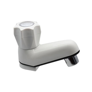 Llave Mezcladora Monomando Para Lavabo 1/2 Pulg Blanco