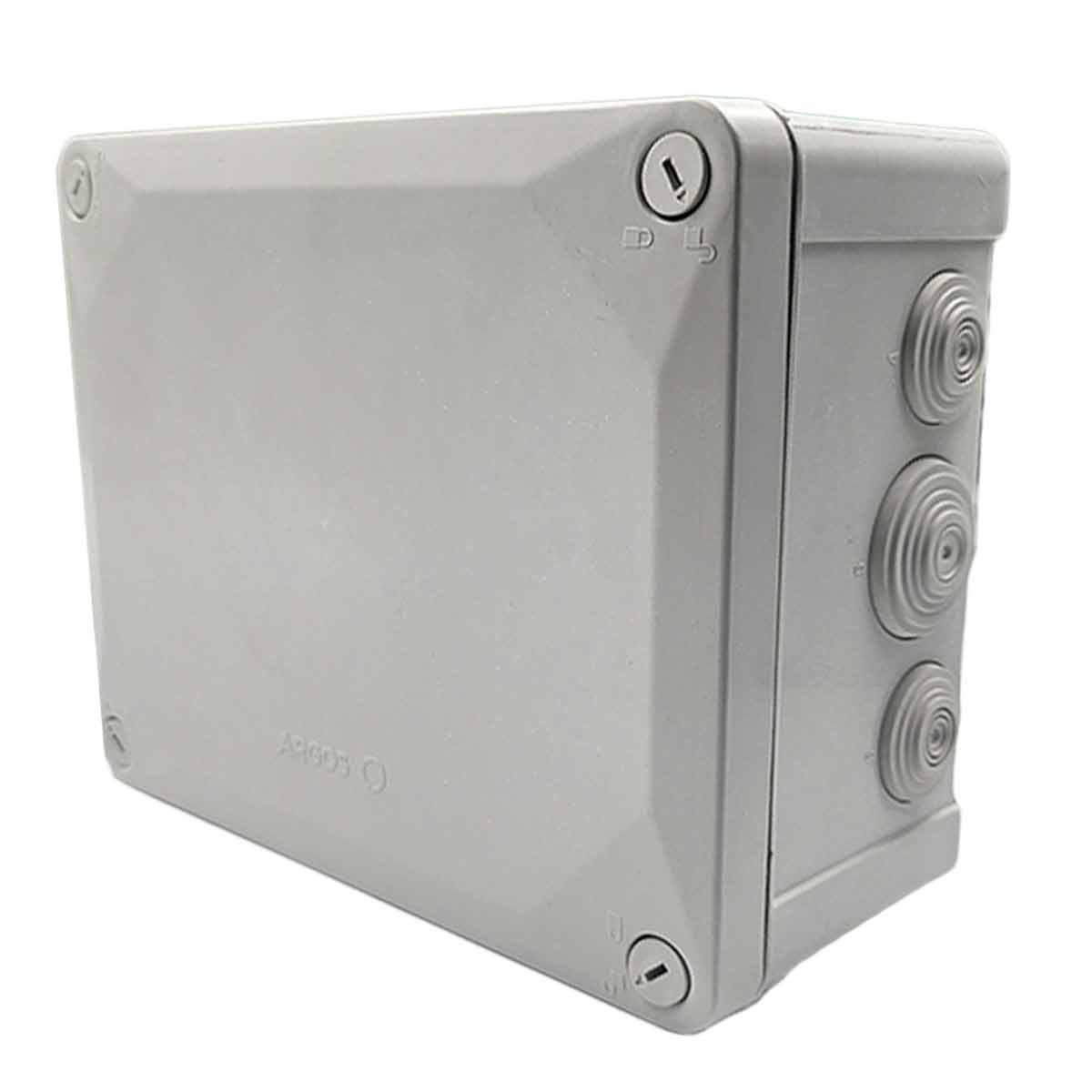 Caja estanca conexion en exterior tornillos 17.5x15x8cm IP55 Argos