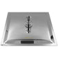 Regadera Cuadrada 8" Acero Inoxidable Deluxe Meer