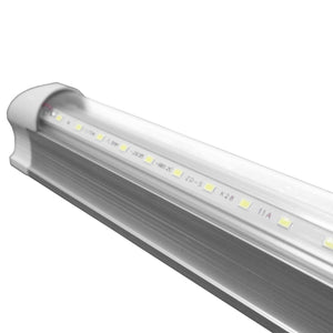Tubo Led Base Aluminio Doble Tira Luz Blanca 30w=180w 1.20m KYT Ferreabasto
