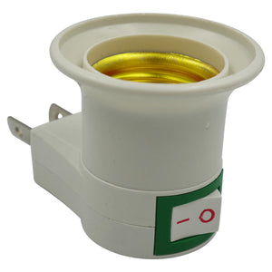Socket Portalampara Enchufe Con Interruptor Y Clavija E27