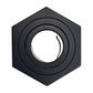 Lampara Sobreponer Negro Hexa M Con Iman Base Gu10 Y Mr16