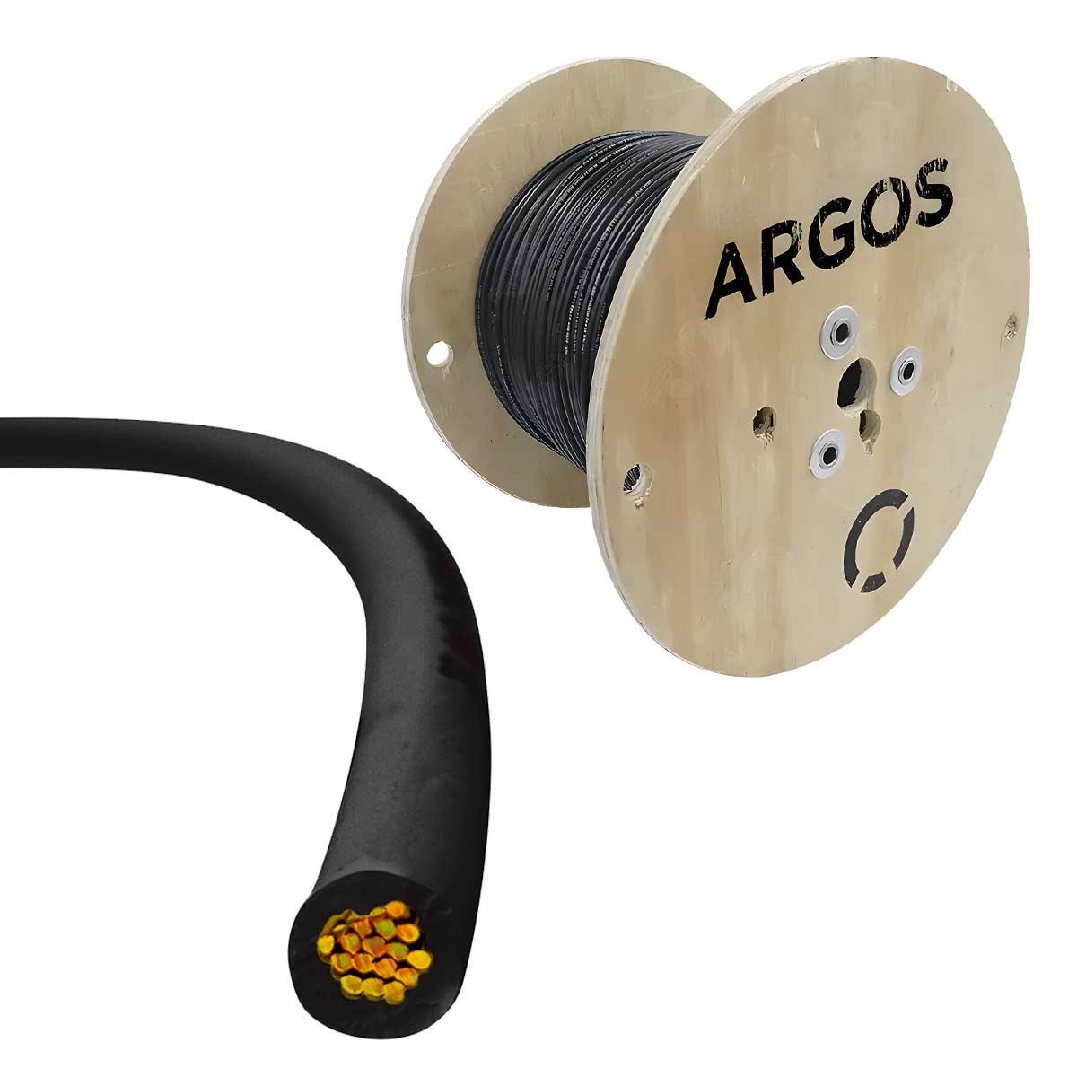 Cable Electrico THW Calibre 10 Negro 100% Cobre 500M Argos ARGOS ELECTRICA Ferreabasto