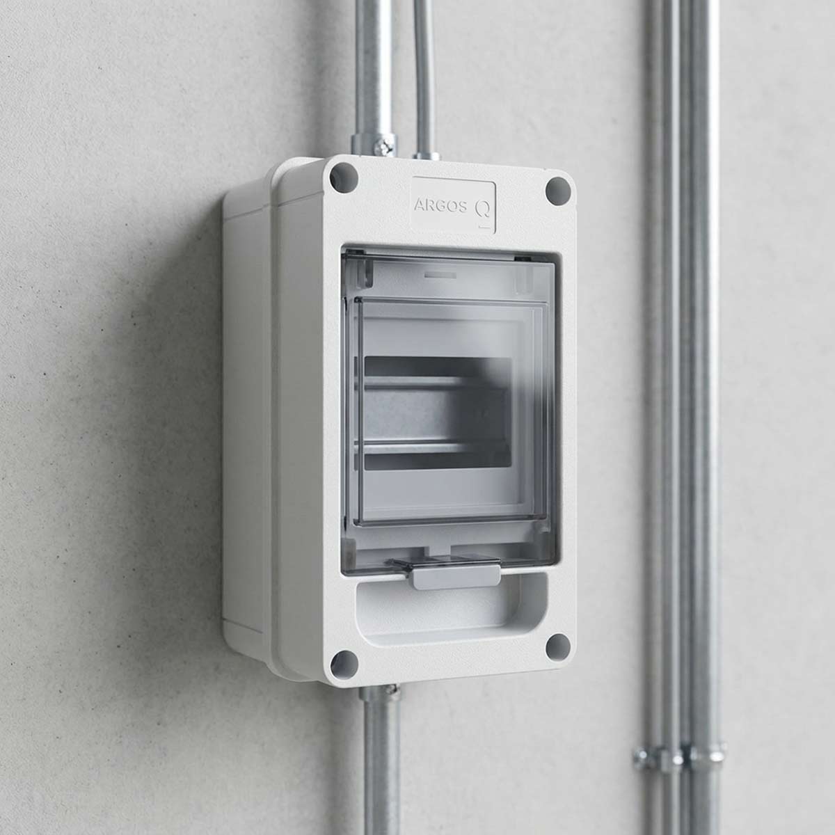Caja Sobreponer Riel Policarbonato 2-3 Ventanas 240V 100A 60Hz
