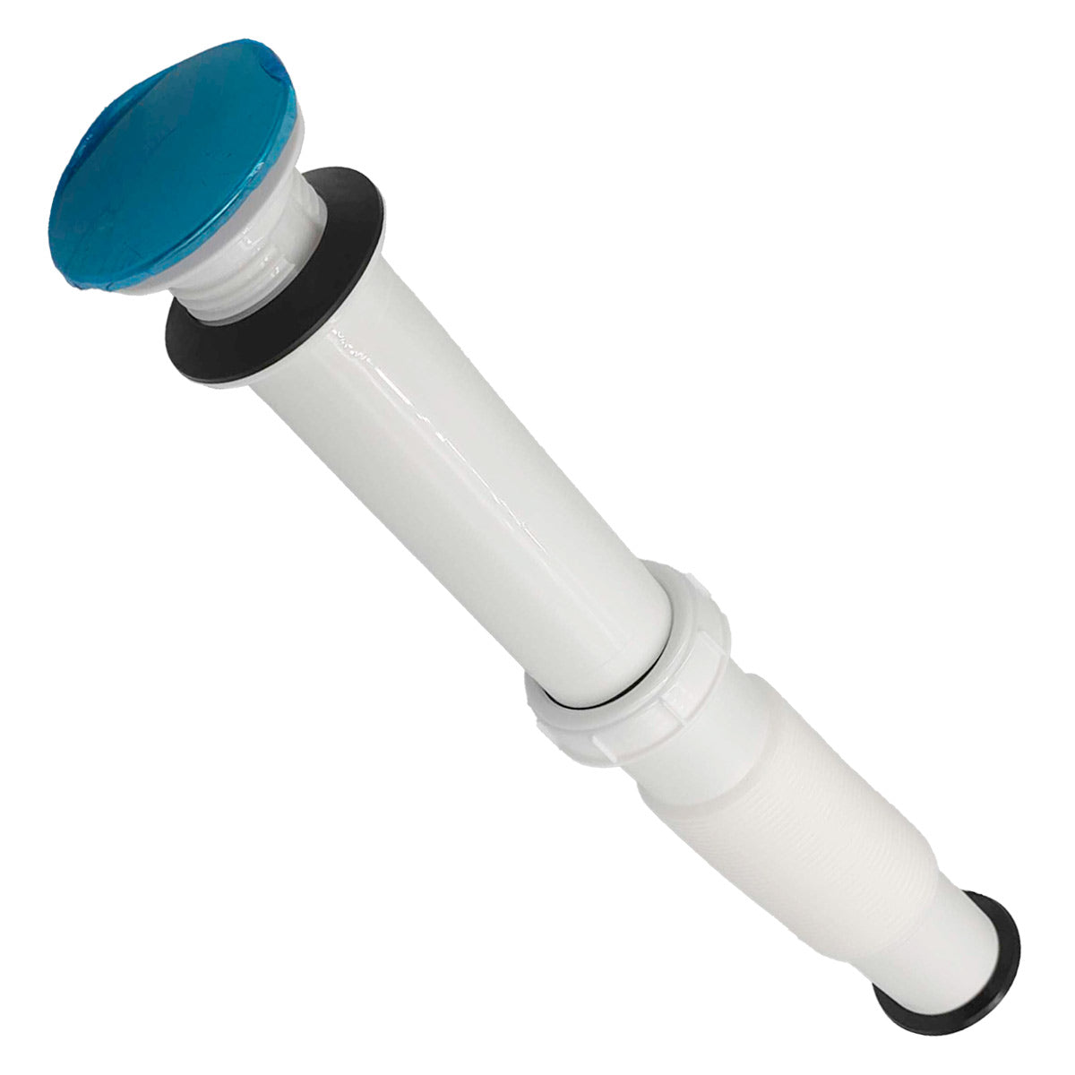 Cespol Flexible Para Lavabo Tipo P C/ Boton Push Ext 55cm FLEXIMATIC Ferreabasto